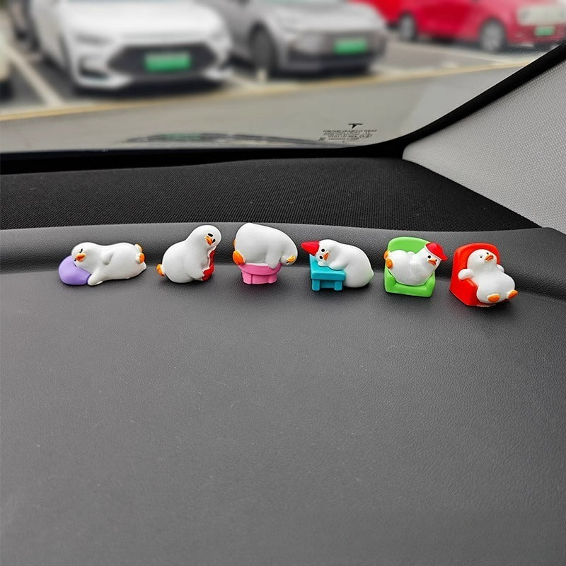 Rotten duckling car decoration decoration car