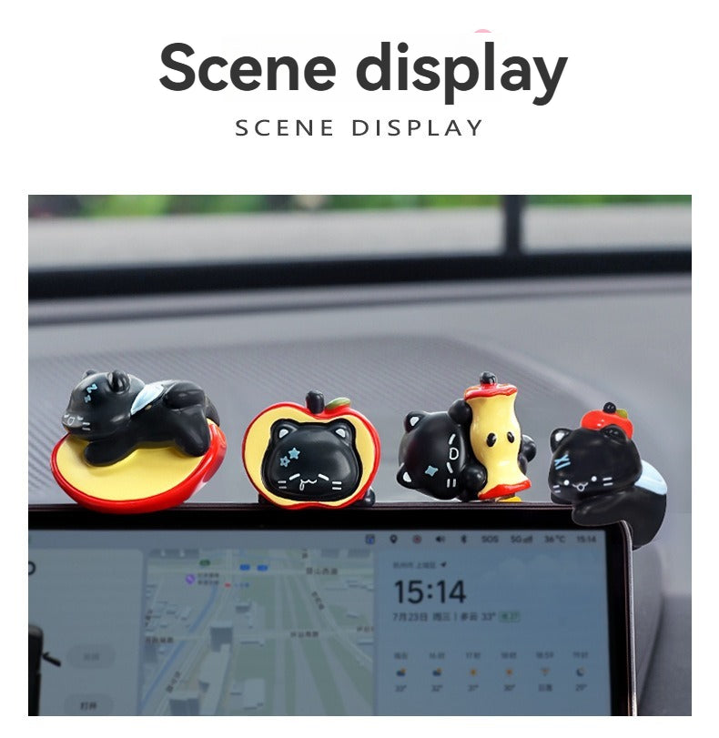 Cat car decoration decoration car center console