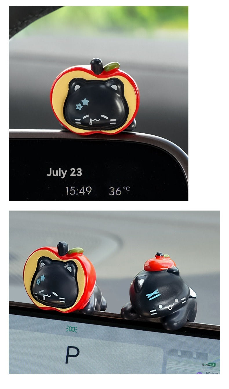 Cat car decoration decoration car center console