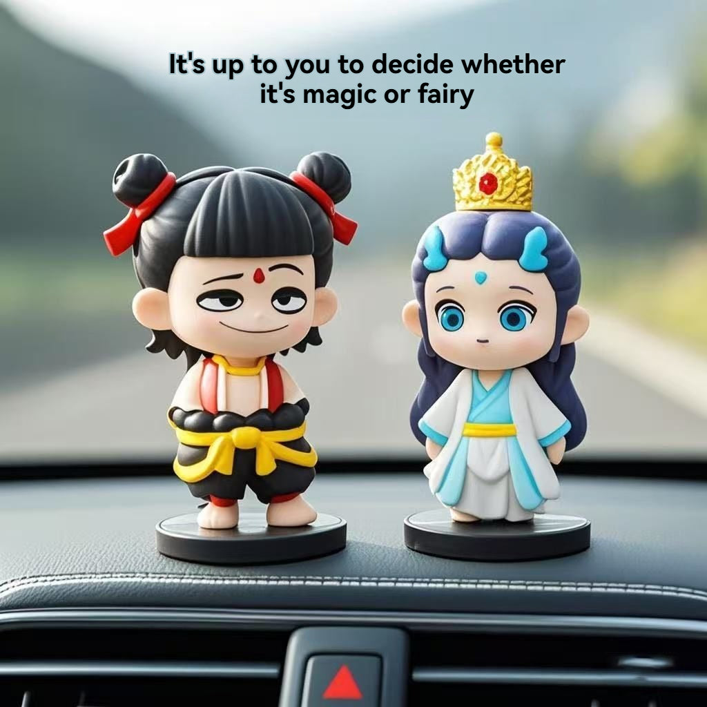 Explosive Nezha Ao Bing Car Decoration