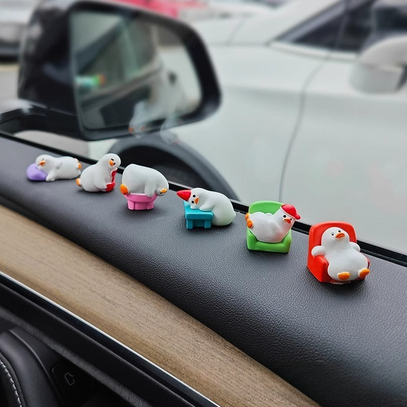 Rotten duckling car decoration decoration car