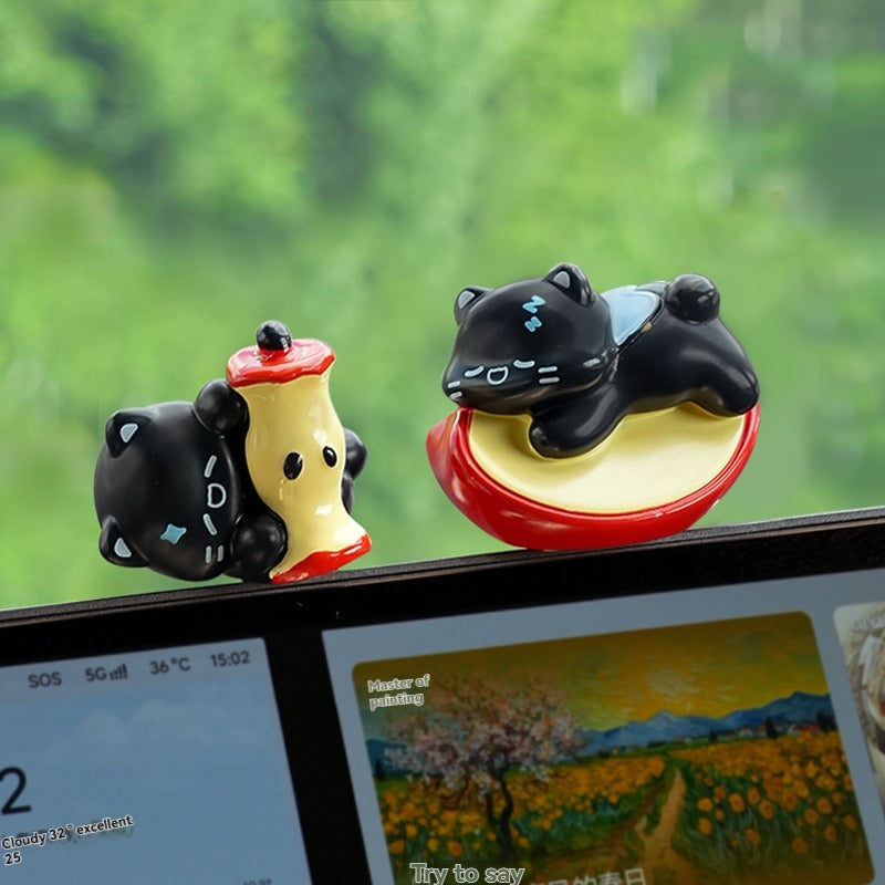 Cat car decoration decoration car center console