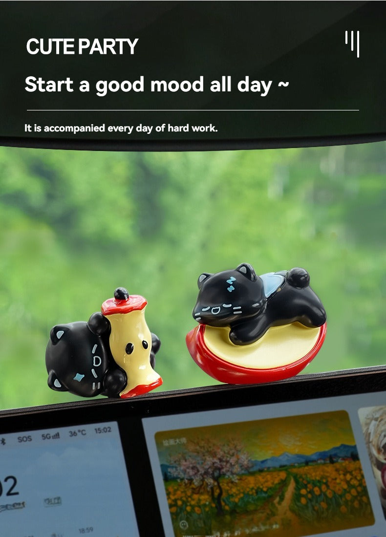 Cat car decoration decoration car center console