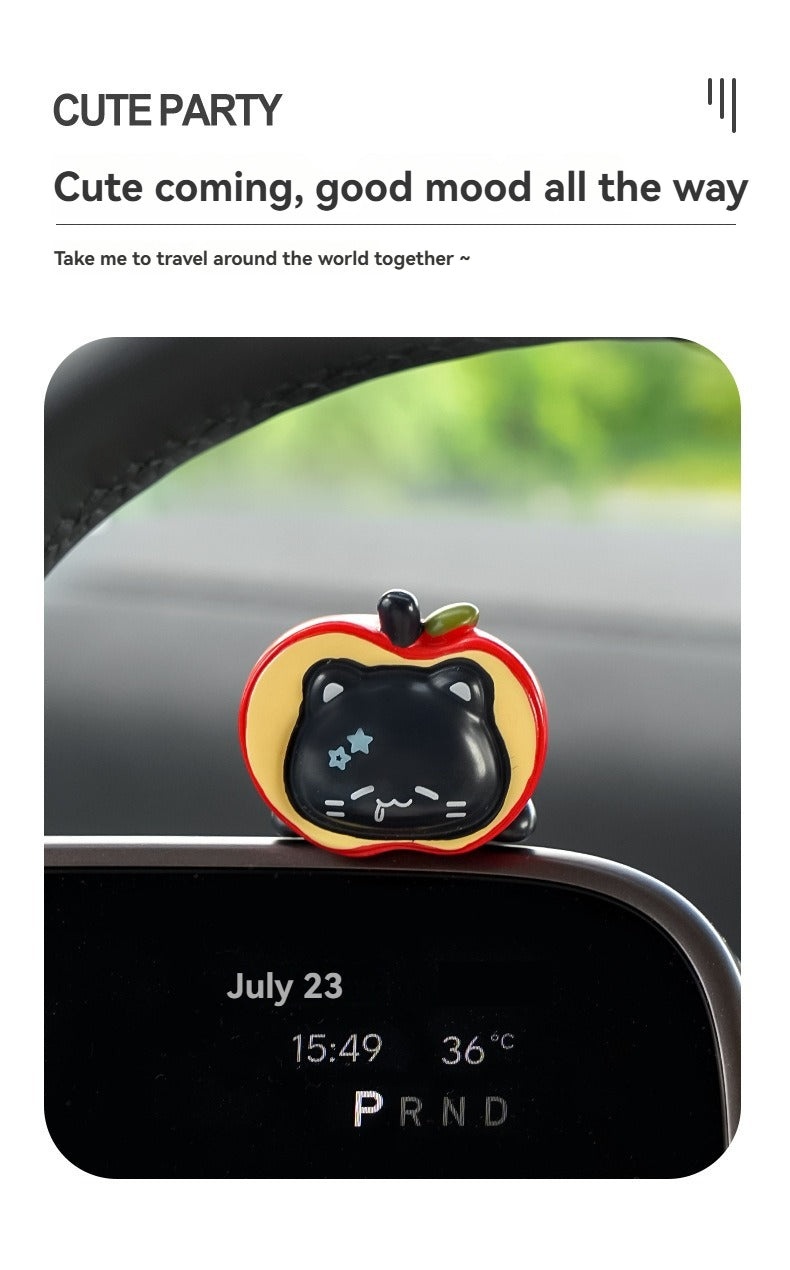 Cat car decoration decoration car center console