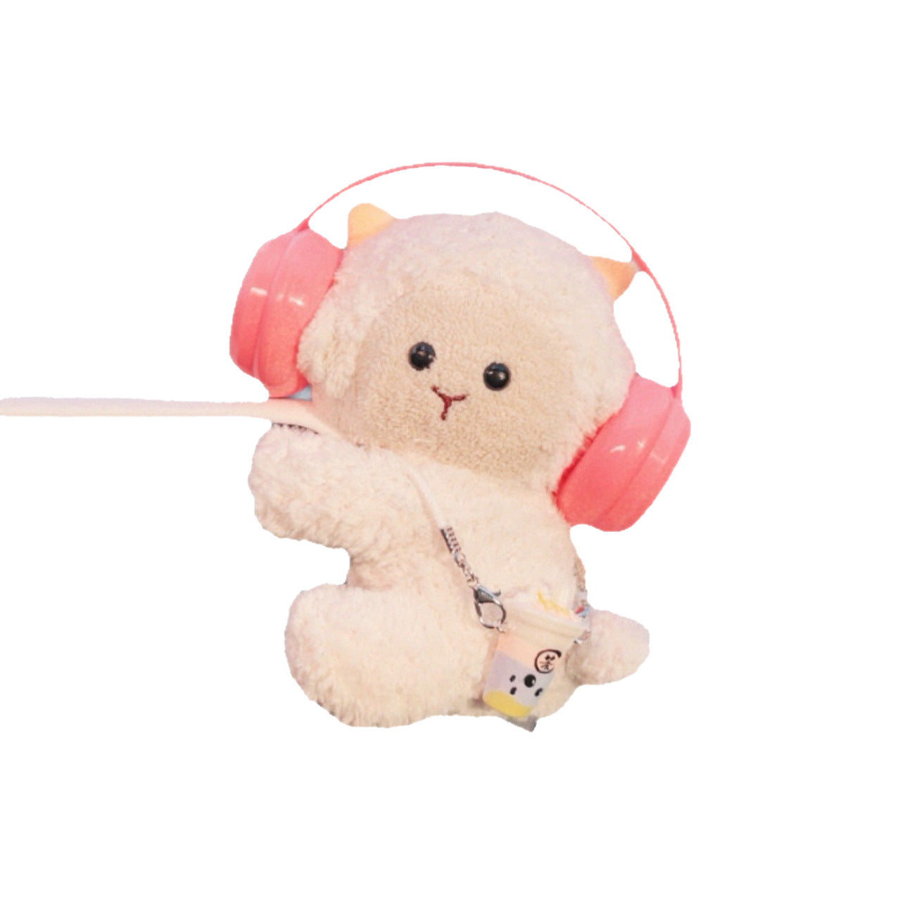 Cute clip doll plush toy tablet computer display car central control screen