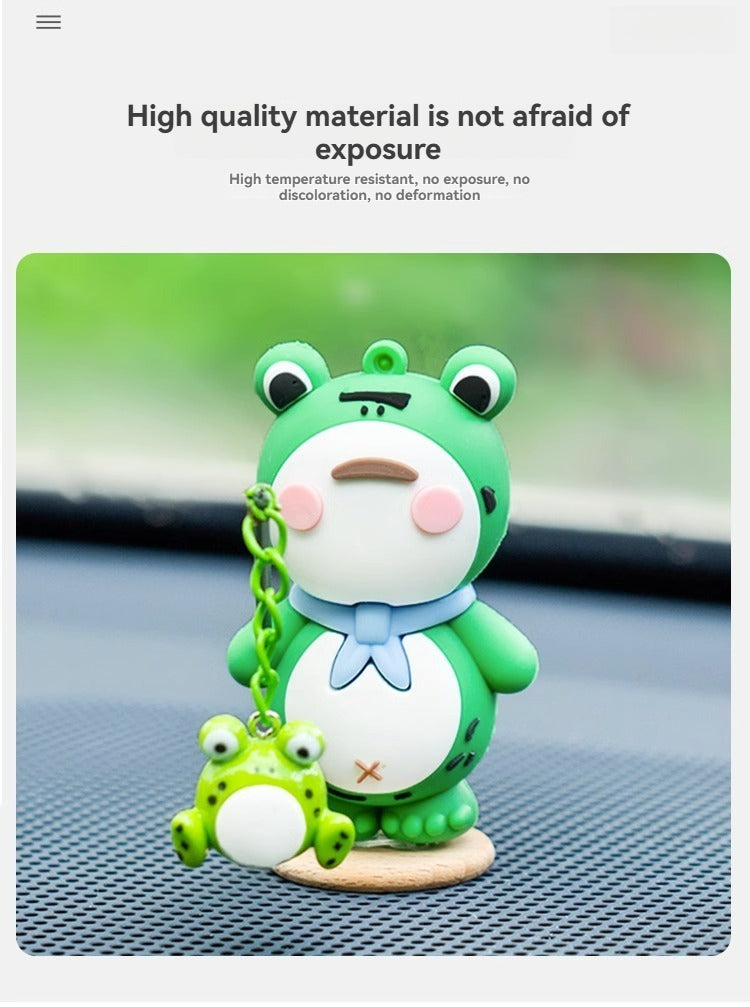 Car interior accessories, car widow frog ornaments, car supplies