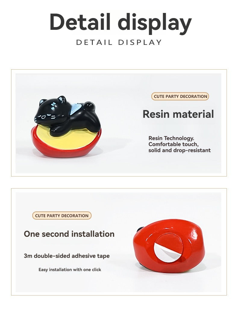 Cat car decoration decoration car center console