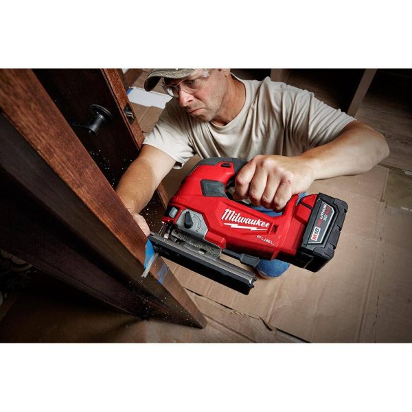 2737-20-48-11-1850 M18 FUEL 18-Volt Lithium-Ion Brushless Cordless Jig Saw with M18 5.0 Ah Battery