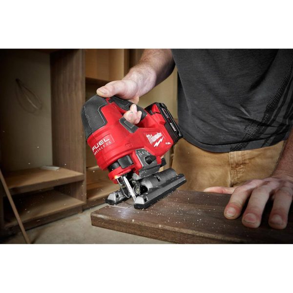 2737-20-48-11-1850 M18 FUEL 18-Volt Lithium-Ion Brushless Cordless Jig Saw with M18 5.0 Ah Battery